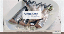 Desktop Screenshot of grossmann-feinkost.de