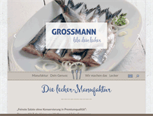 Tablet Screenshot of gv.grossmann-feinkost.de